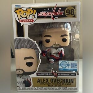 Funko Pop! Hockey Alex Ovechkin Figure - Red, White, Black
